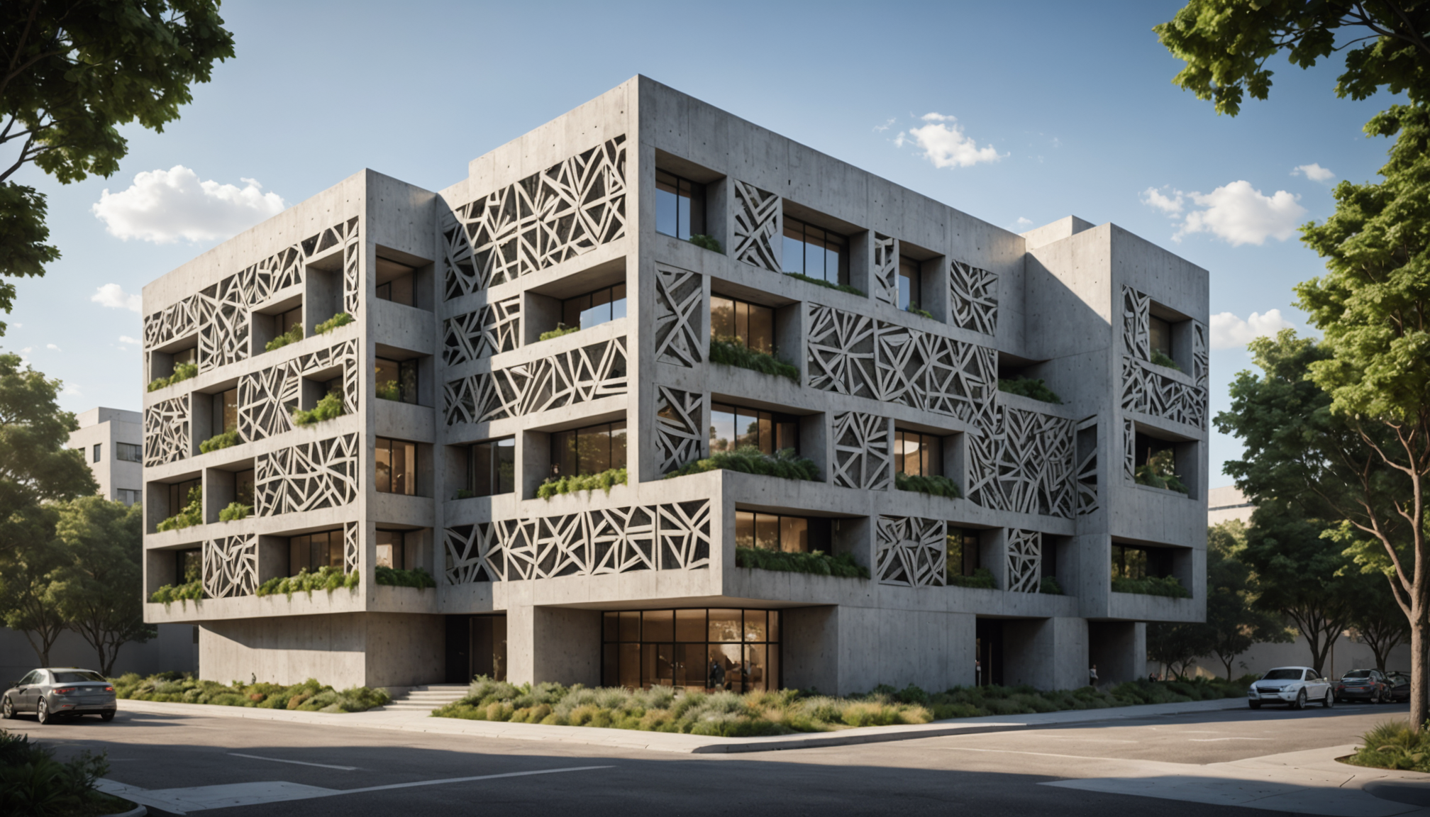 découvrez comment une façade en béton à motifs géométriques peut révolutionner l'esthétique et la fonctionnalité des bâtiments. explorez les avantages architecturaux, le modernisme et l'originalité qu’apportent ces designs innovants.