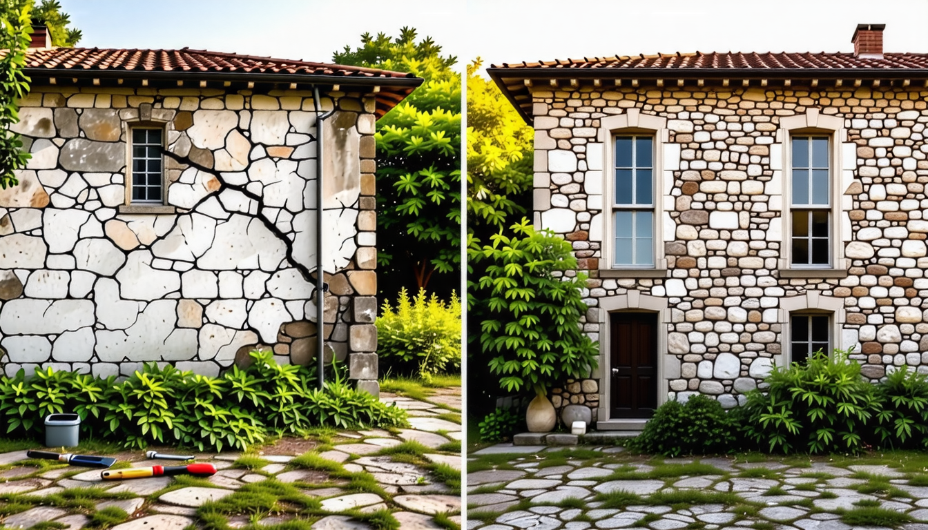 découvrez des solutions efficaces pour rénover une façade en pierres apparentes abîmées. apprenez comment redonner vie à vos murs extérieurs grâce à des techniques et matériaux adaptés, tout en préservant le charme authentique de votre habitation.
